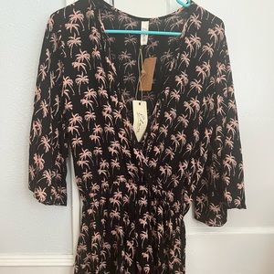 Palm tree romper - never worn!